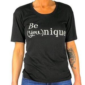 Sugar and Bruno BE (YOU)NIQUE Shirt Size XXSmall Black Short Sleeve